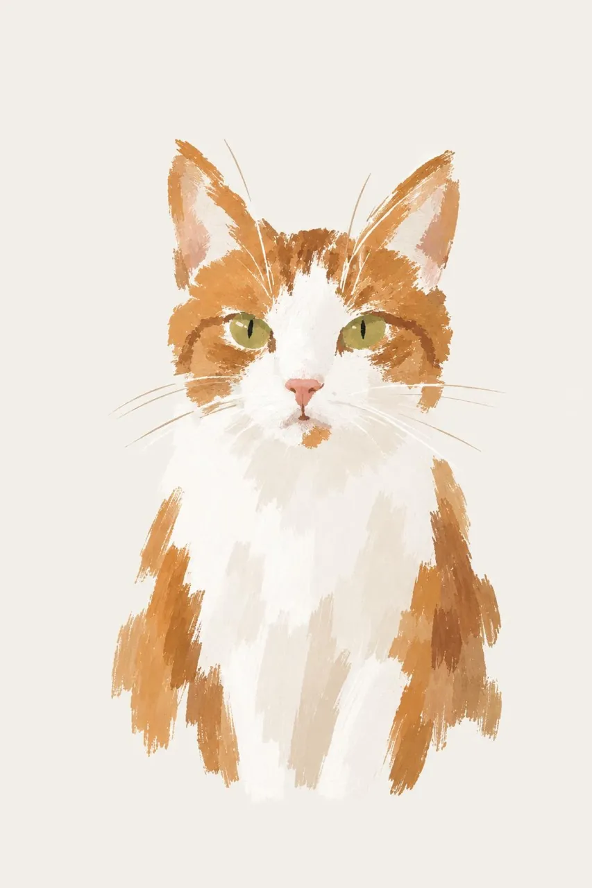 抽象编辑：白棕猫 Tibi